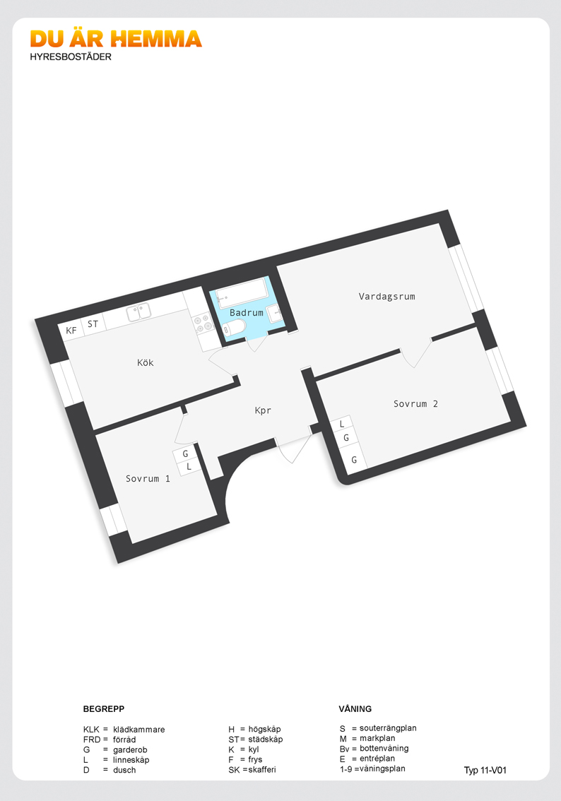 Planritning för Vattengatan 34