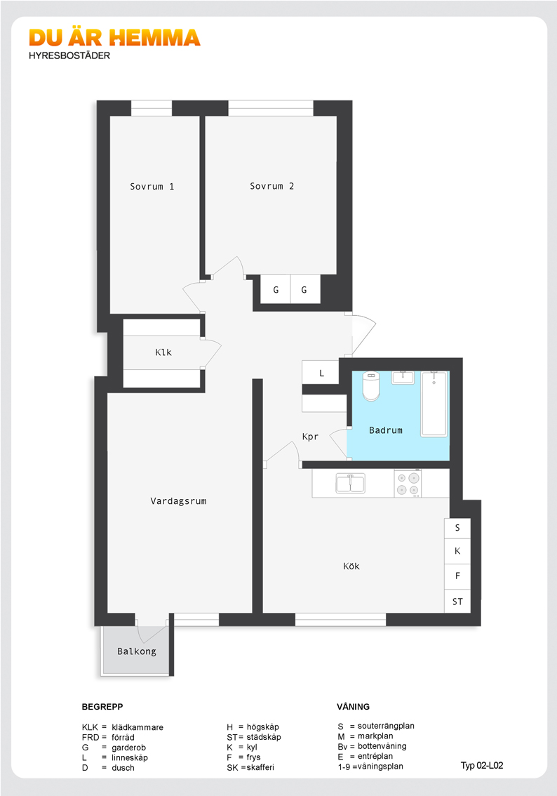 Planritning för Lagergrensgatan 16