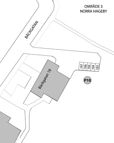 Planritning för Bäckgatan 18