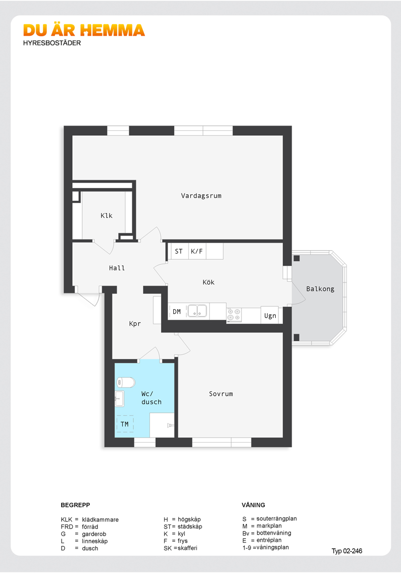 Planritning för Ljuragatan 5