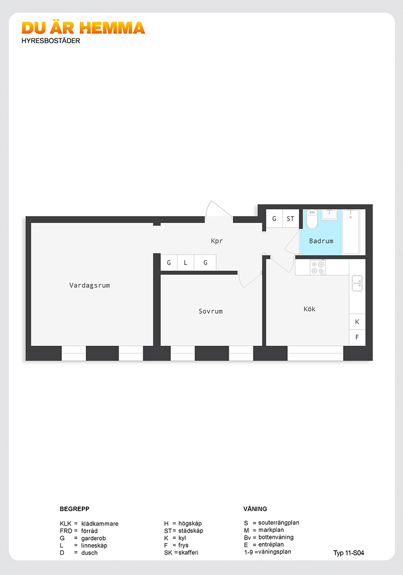 Planritning för Smedjegatan 32