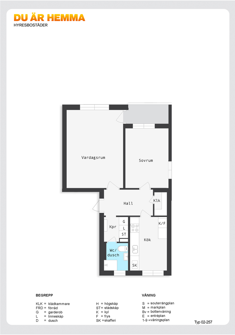 Planritning för Ljuragatan 49