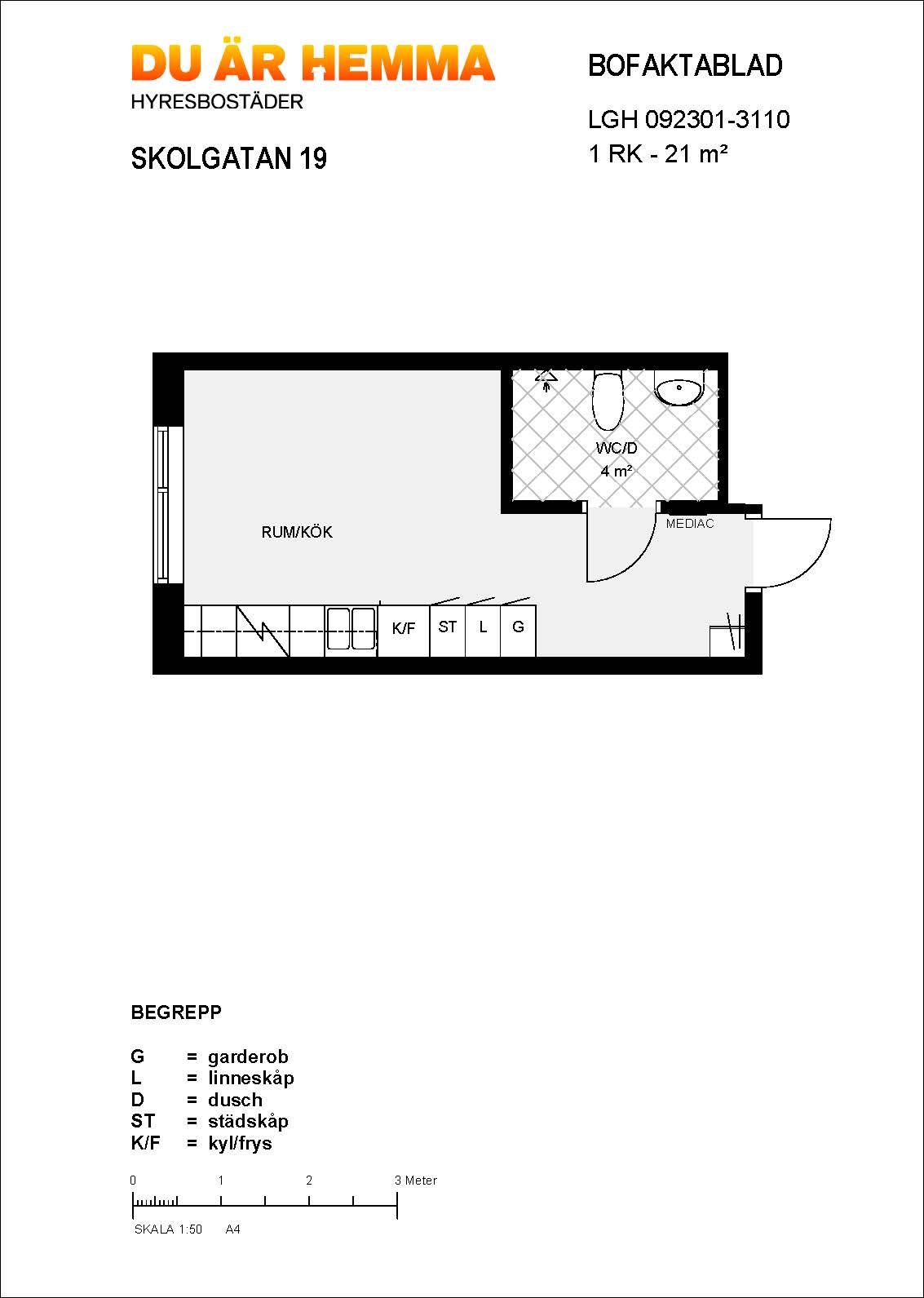 Planritning för Skolgatan 19