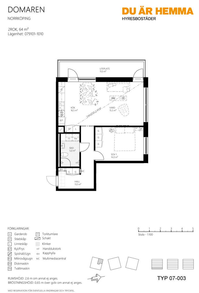 Planritning för Ektorpsgatan 6