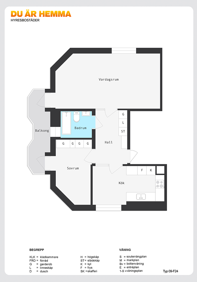 Planritning för Fleminggatan 26