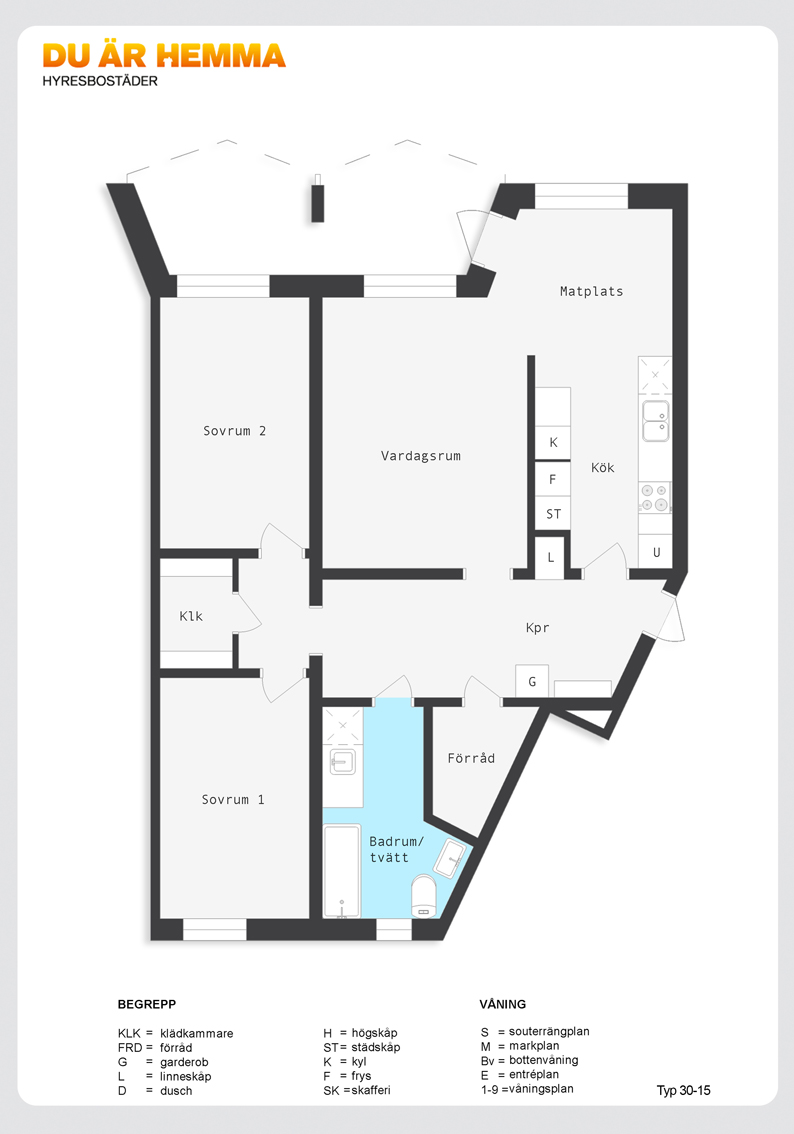 Planritning för Gamla Lasarettsgatan 27  