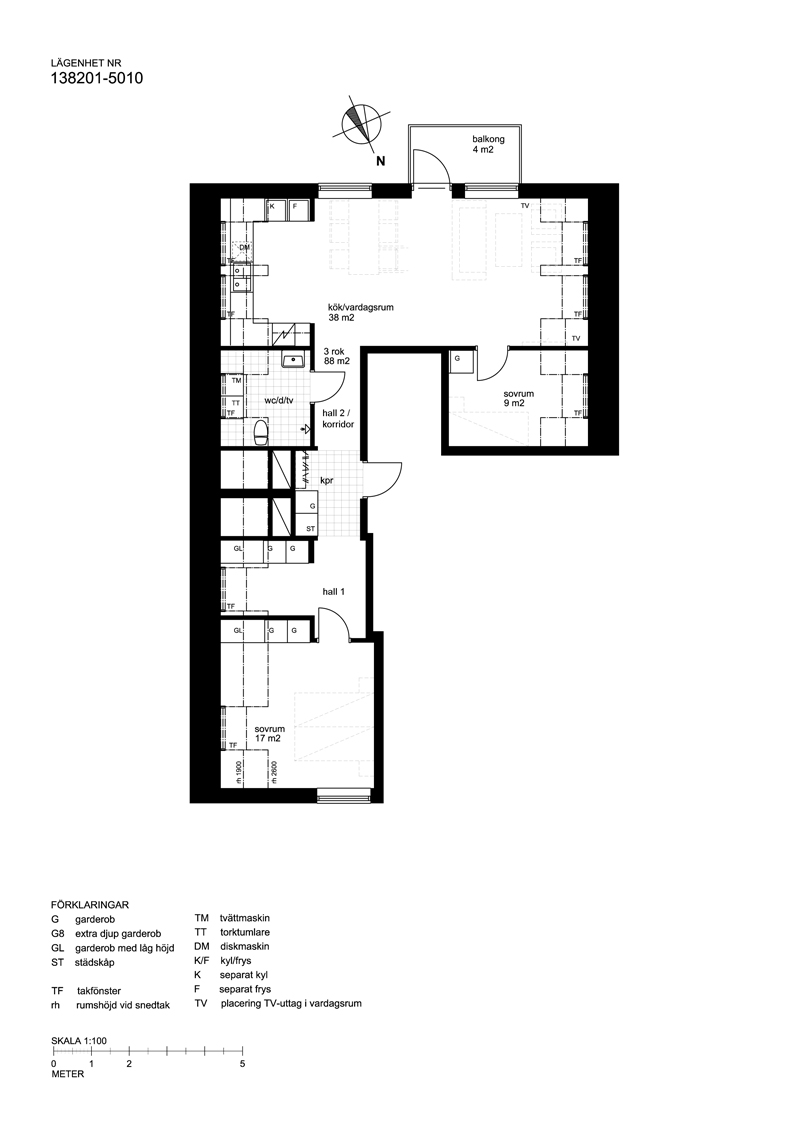 Planritning för Oskarsgatan 25