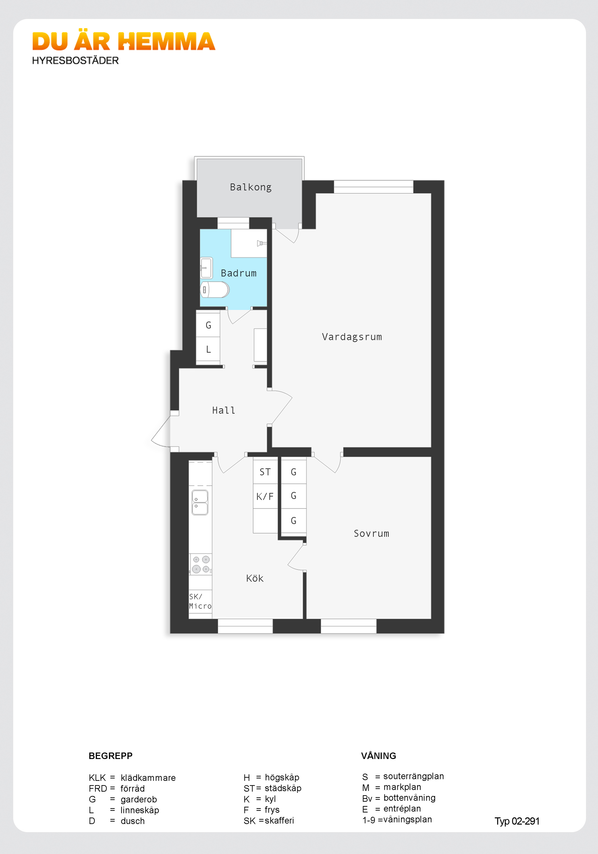 Planritning för Albrektsvägen 35