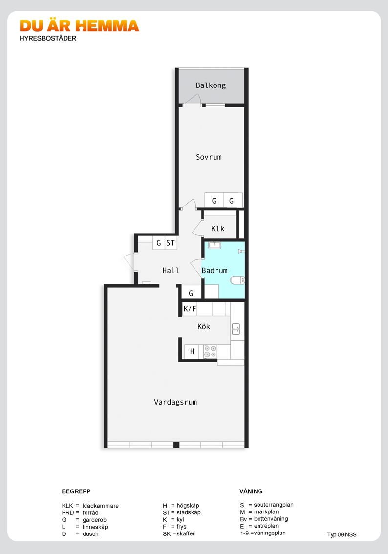Planritning för S:t Persgatan 128 B