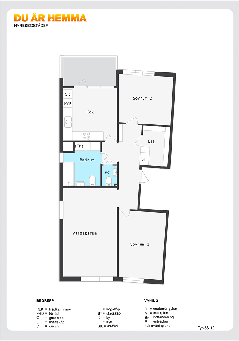 Planritning för Guldringen 16