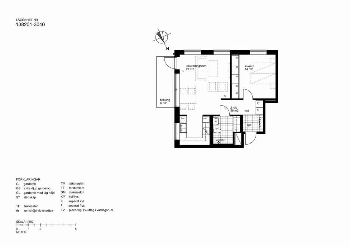 Planritning för Oskarsgatan 25