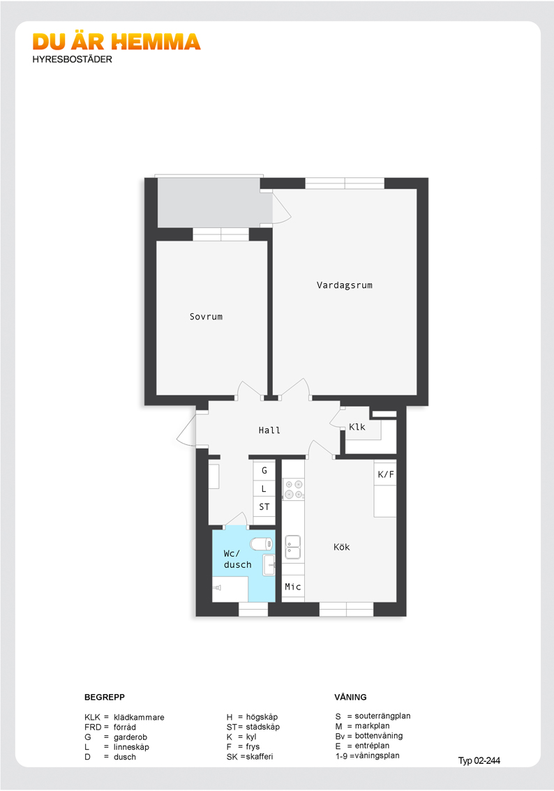 Planritning för Ljuragatan 11