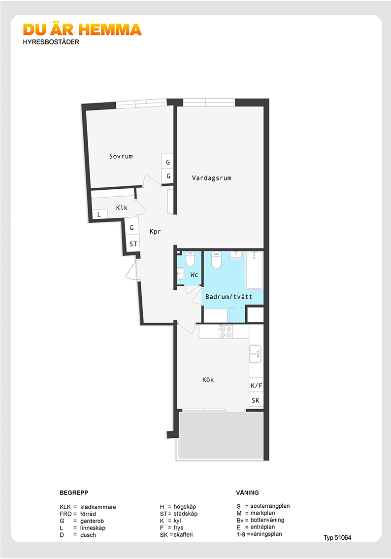 Planritning för Guldringen 84