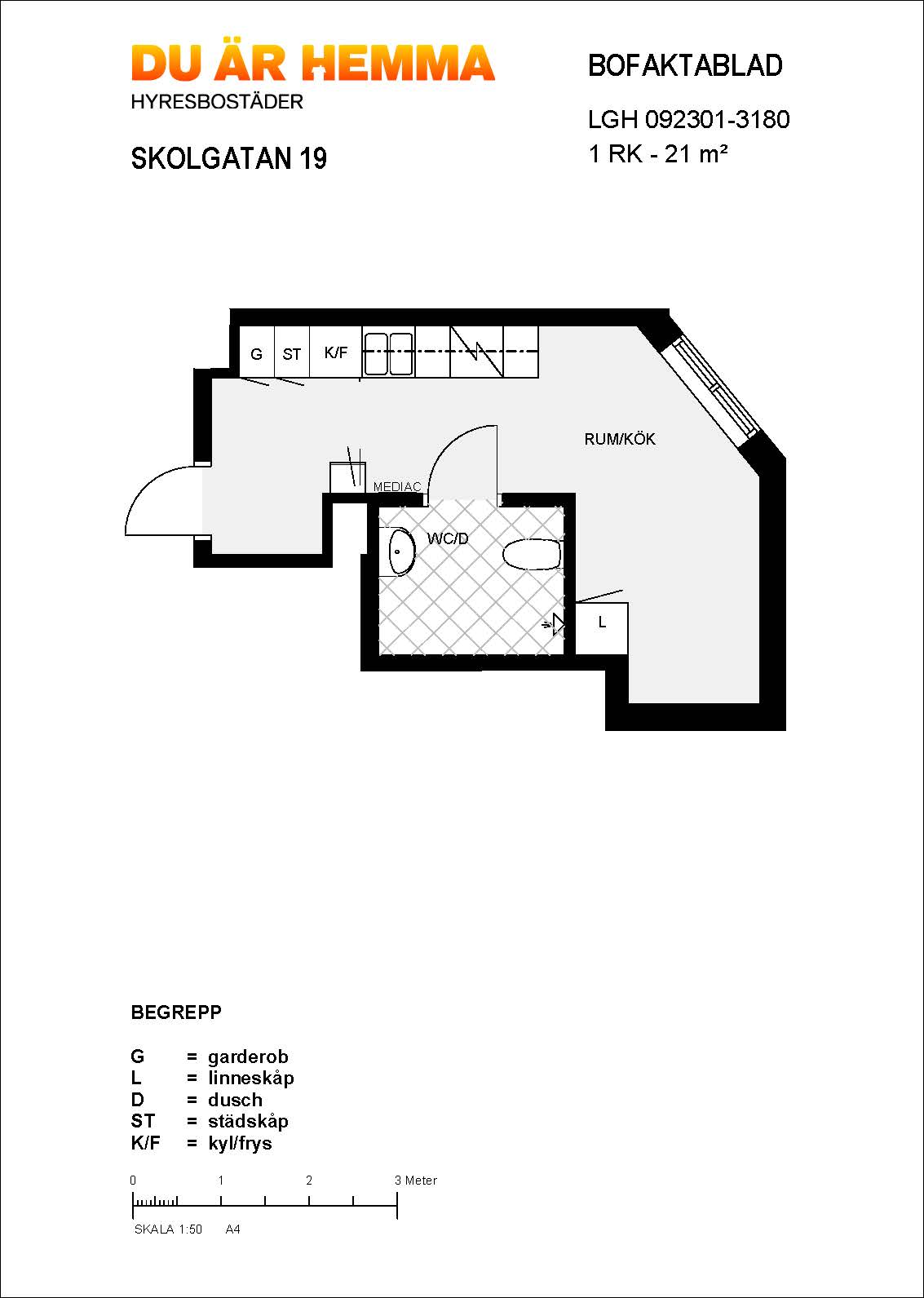 Planritning för Skolgatan 19