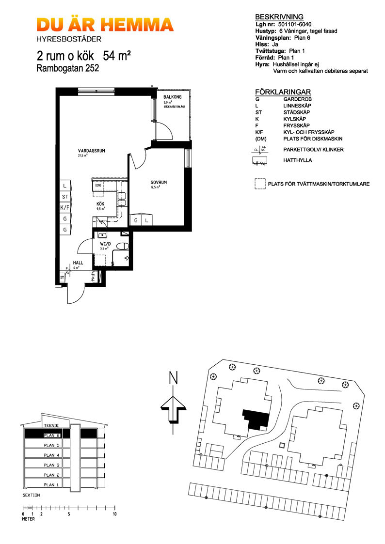 Planritning för Rambogatan 252
