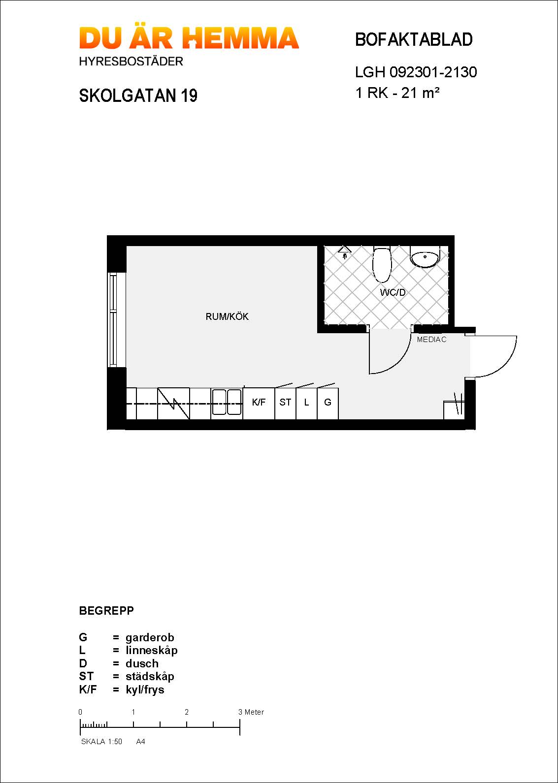 Planritning för Skolgatan 19