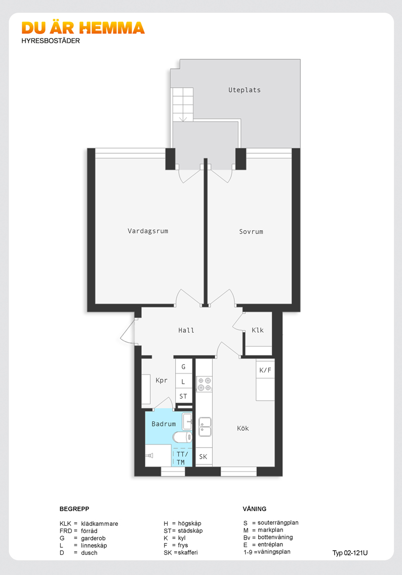 Planritning för Ljuragatan 123