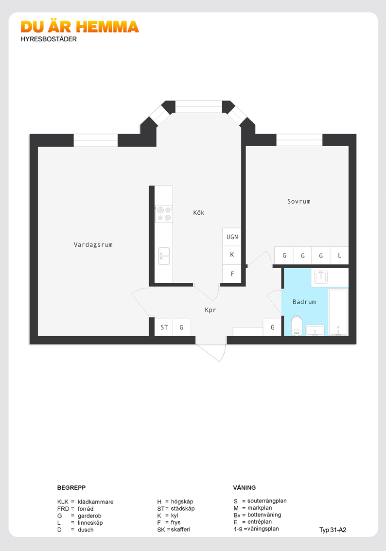 Planritning för Dagsbergsvägen 92