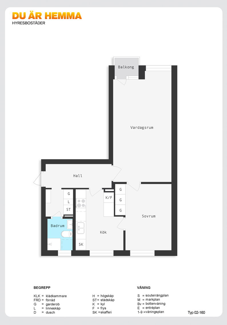 Planritning för Ljuragatan 169