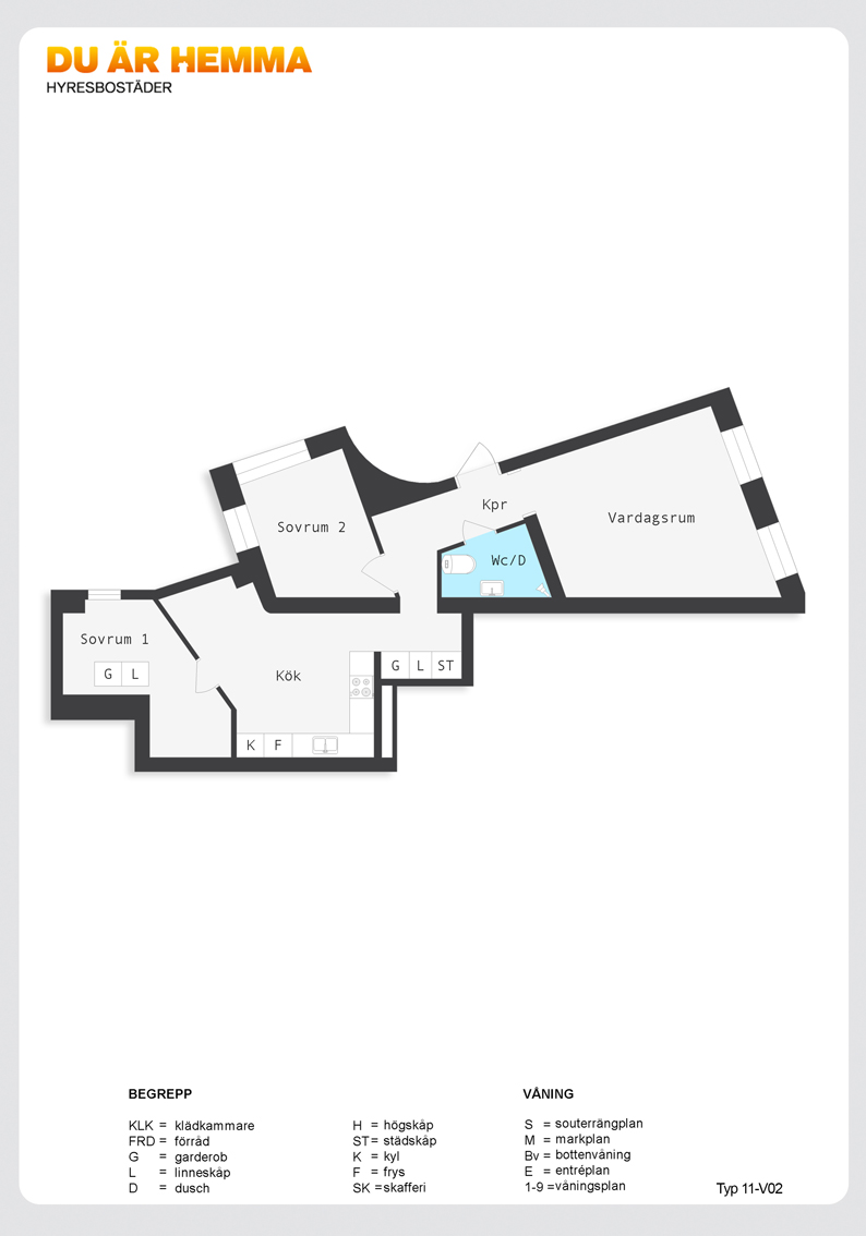 Planritning för Vattengatan 34