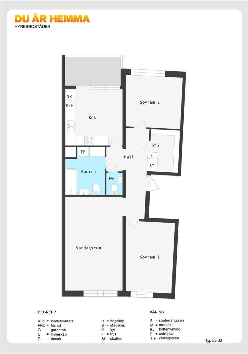 Planritning för Guldringen 8