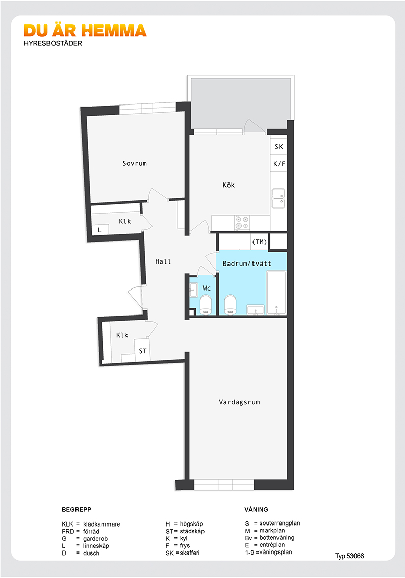 Planritning för Guldringen 15