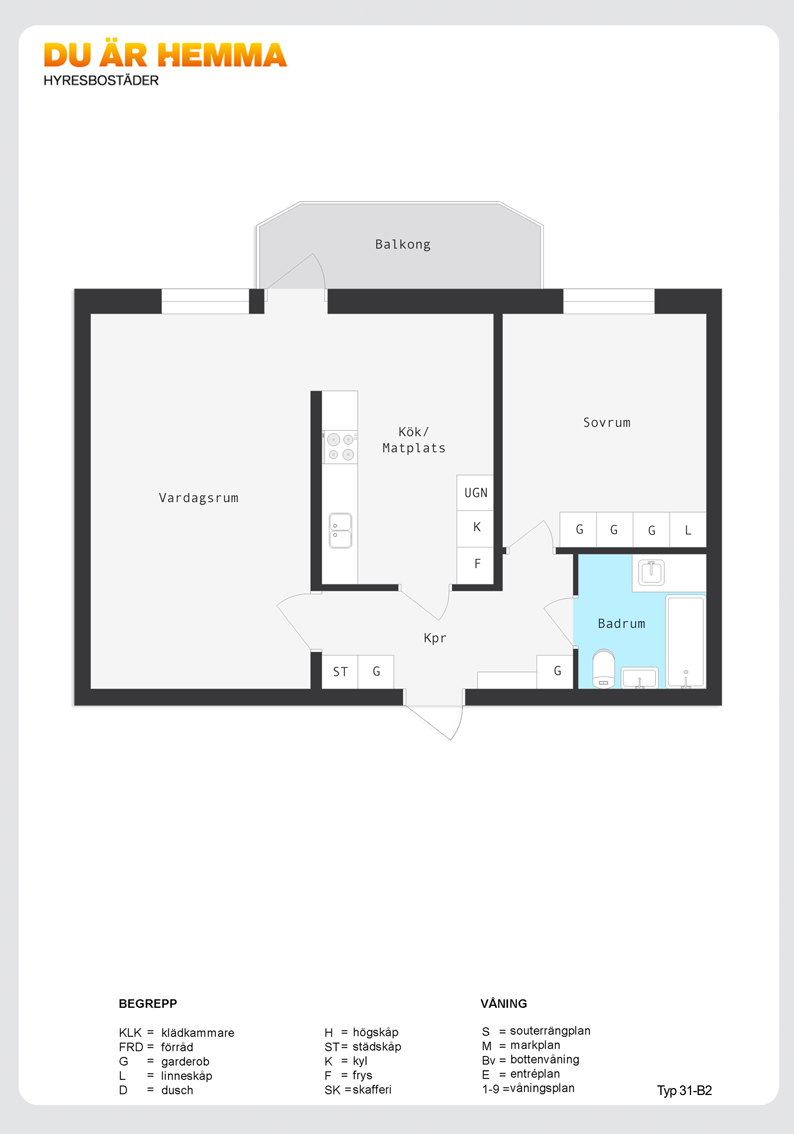 Planritning för Dagsbergsvägen 122