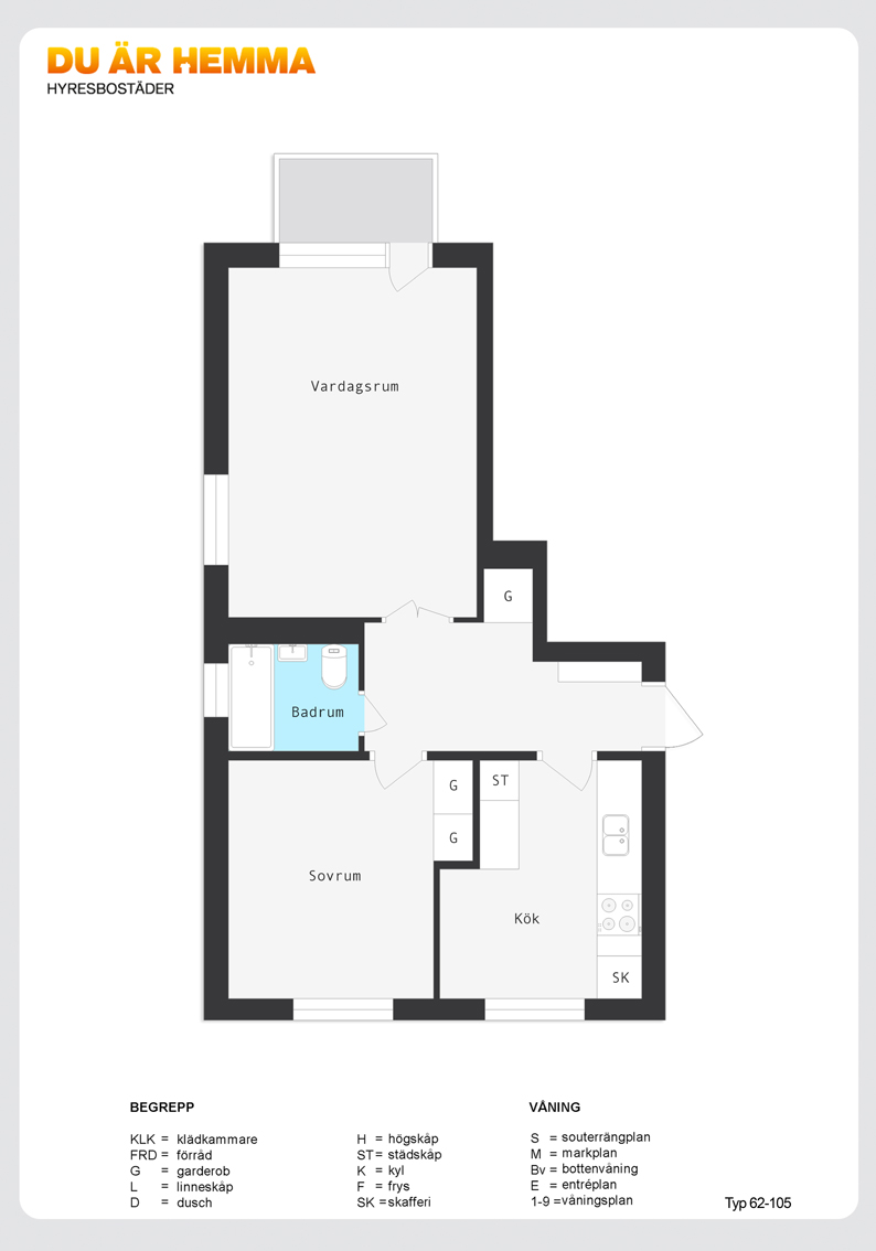 Planritning för Holms väg 13 A