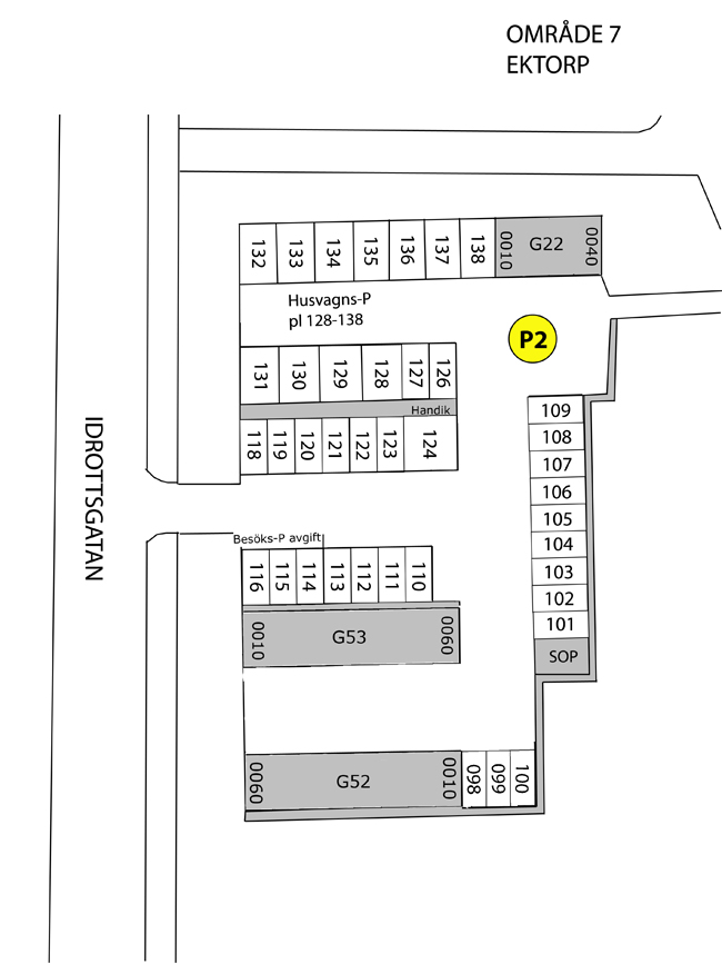 Planritning för Idrottsgatan 13-17
