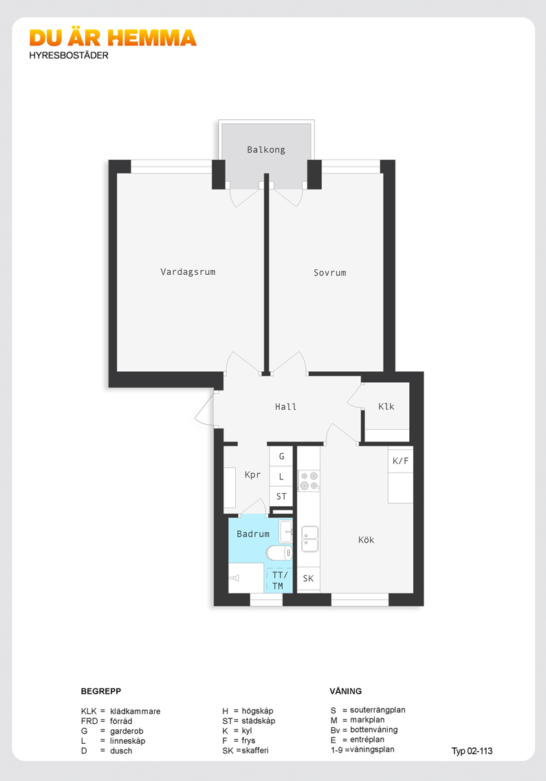 Planritning för Ljuragatan 133
