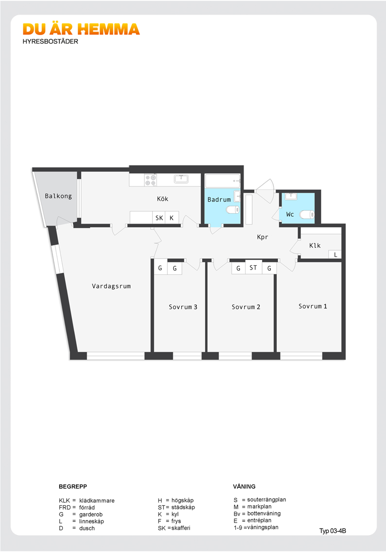Planritning för Bäckgatan 2 A
