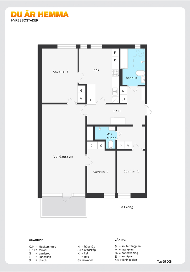 Planritning för Sågvägen 17 B