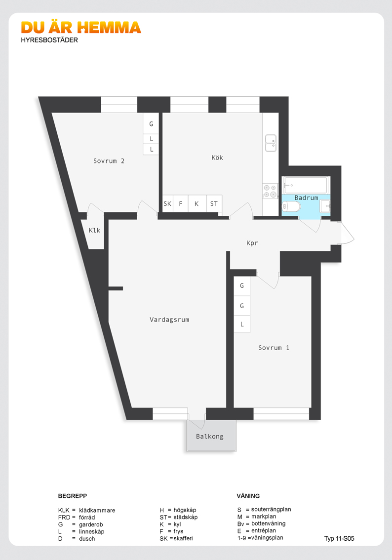 Planritning för Smedjegatan 32