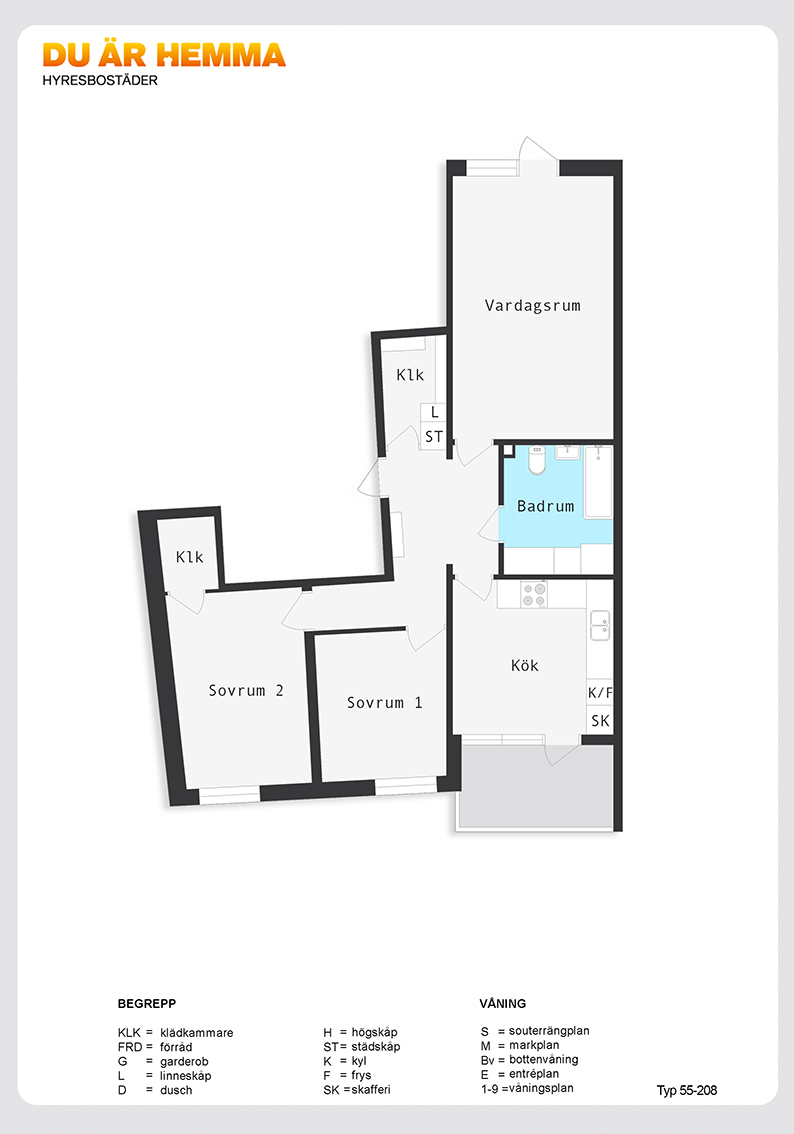 Planritning för Silverringen 3
