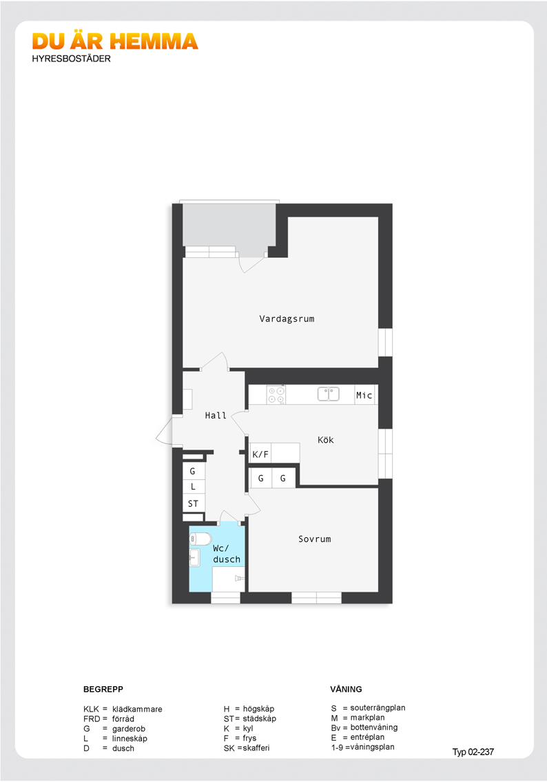 Planritning för Ljuragatan 25