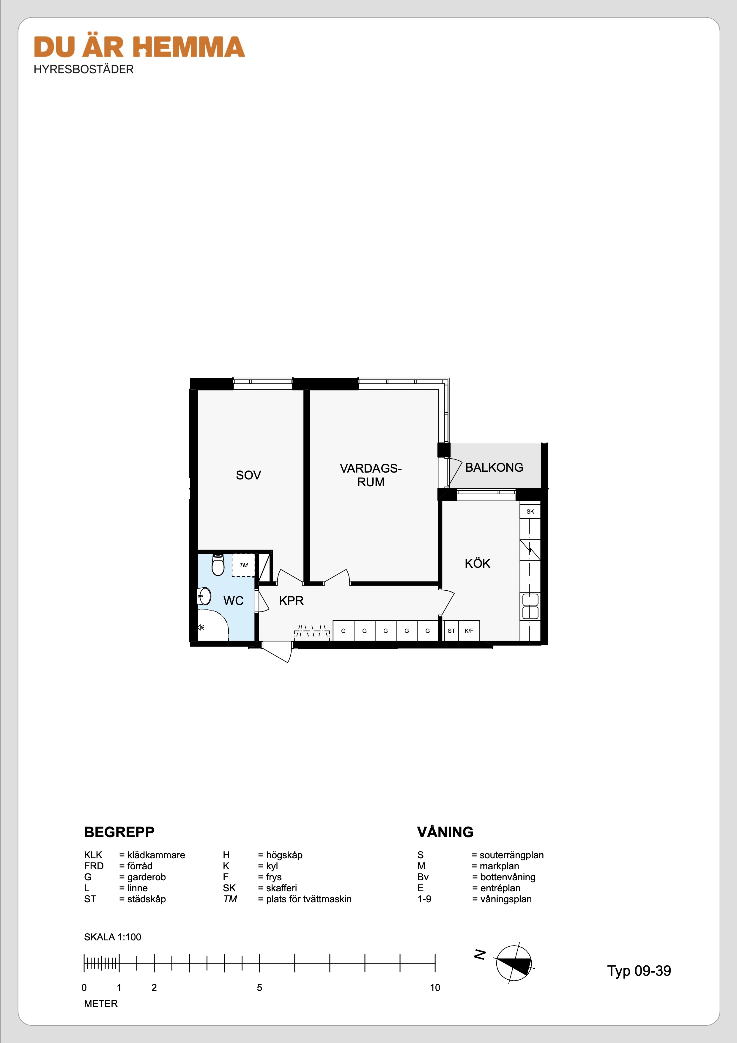 Planritning för Kristinagatan 29