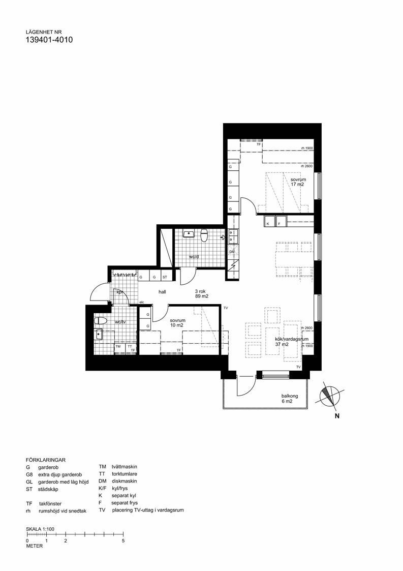 Planritning för Almgatan 22