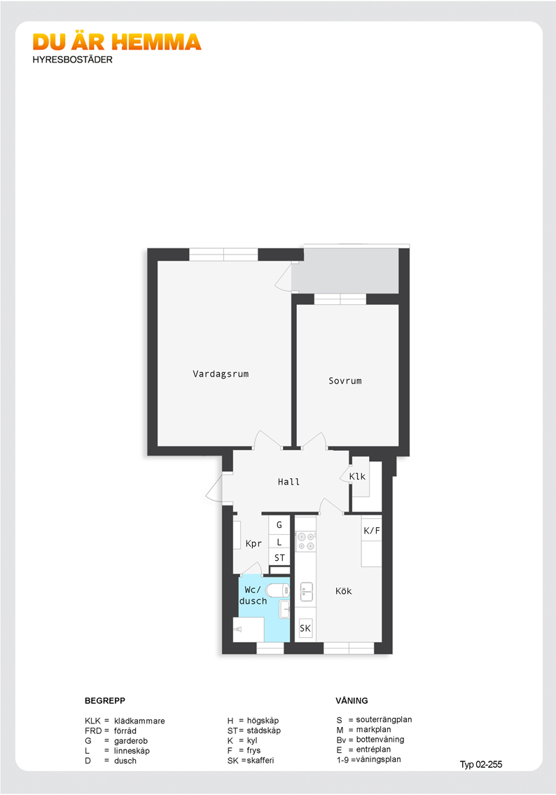 Planritning för Ljuragatan 33