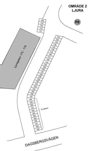 Planritning för Ljuragatan 175