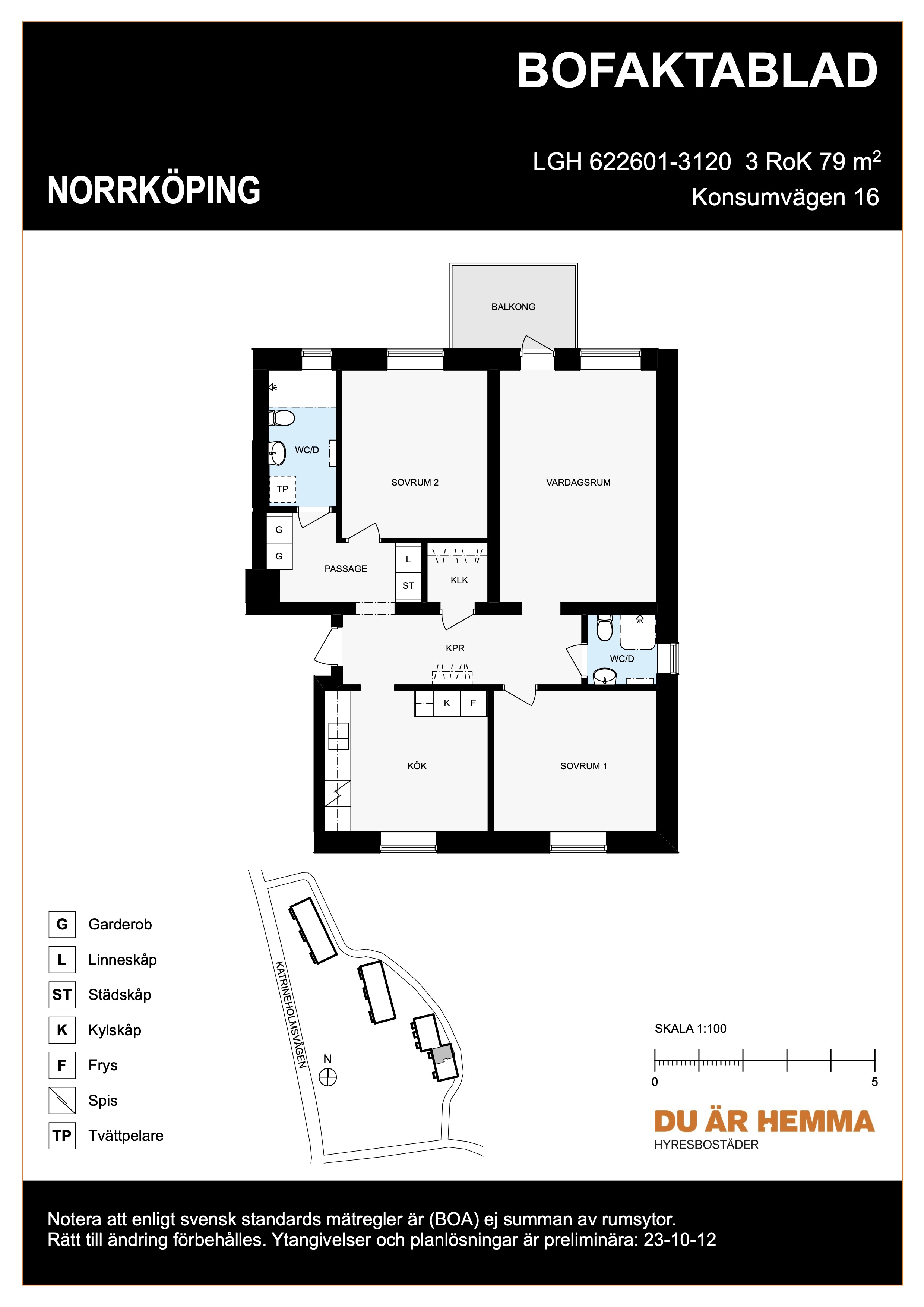 Planritning för Konsumvägen 16