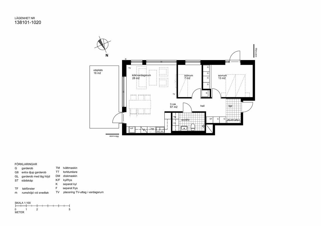 Planritning för Oskarsgatan 27