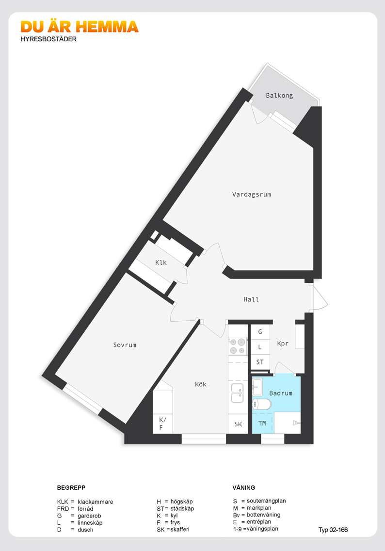 Planritning för Ljuragatan 175
