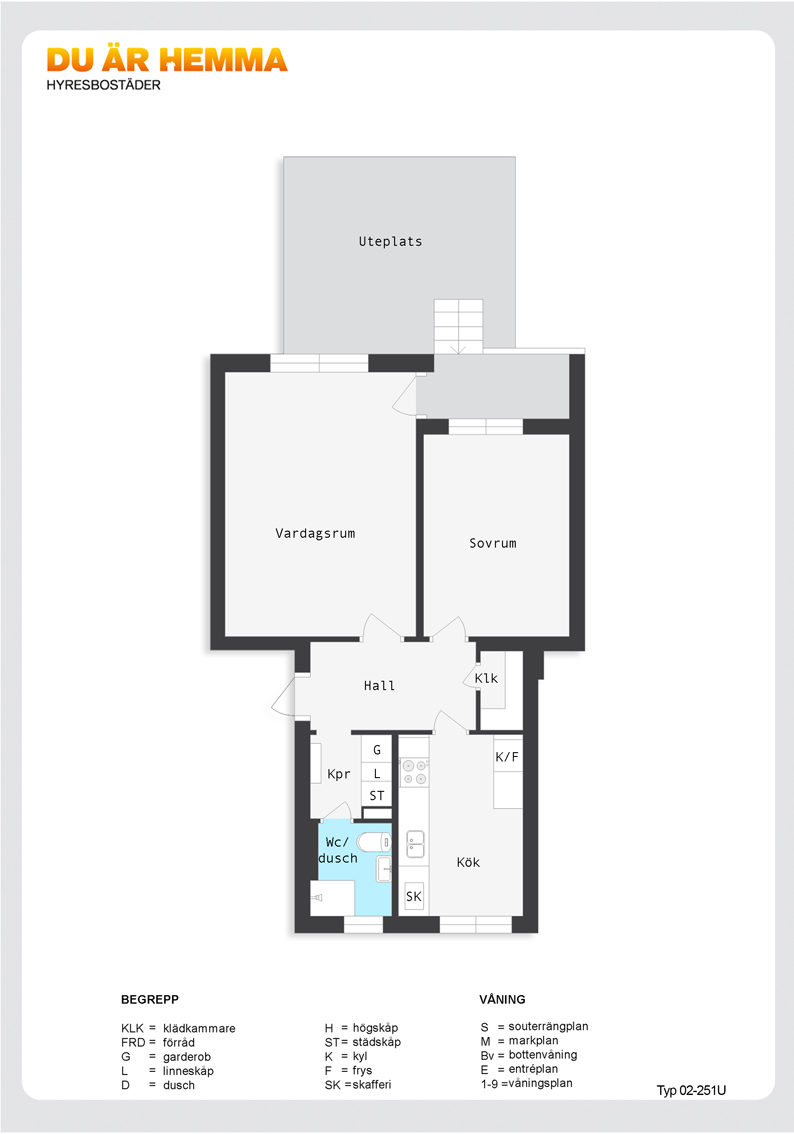 Planritning för Ljuragatan 55