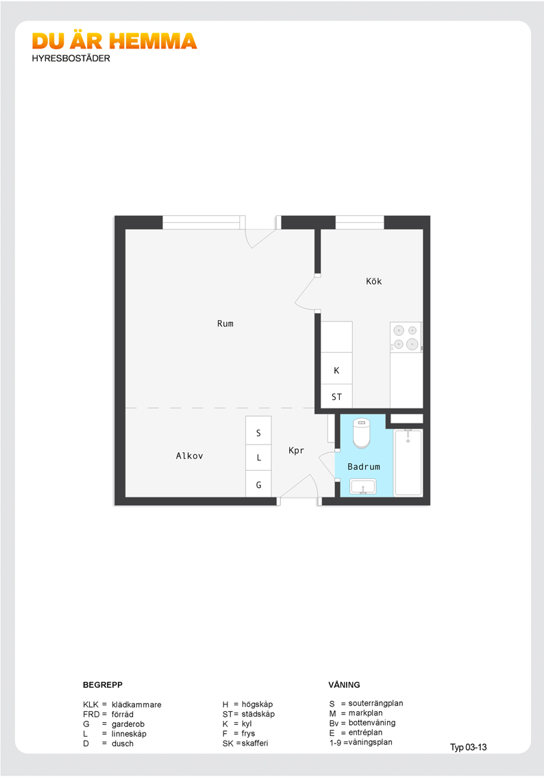 Planritning för Hagebygatan 108