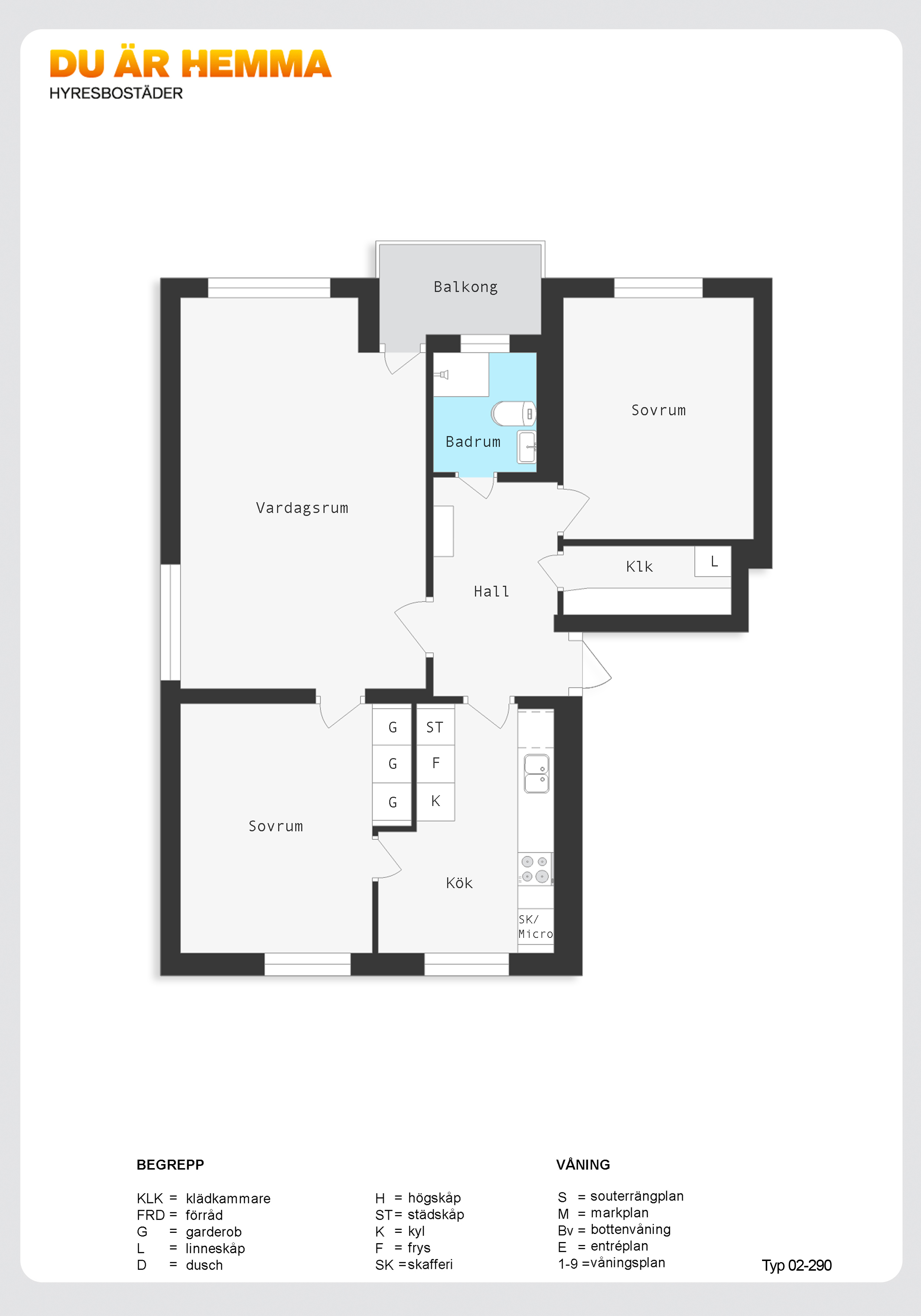 Planritning för Albrektsvägen 53
