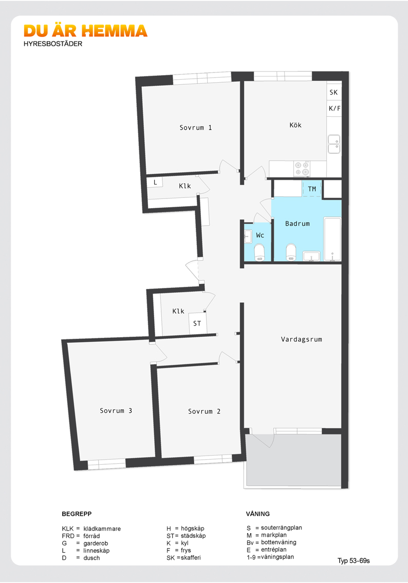 Planritning för Guldringen 1