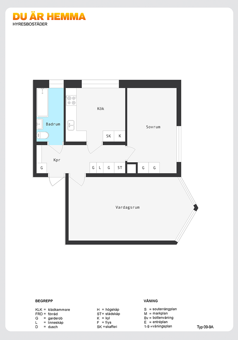 Planritning för Hantverkaregatan 57