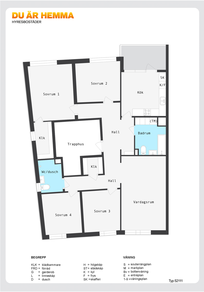 Planritning för Guldringen 41