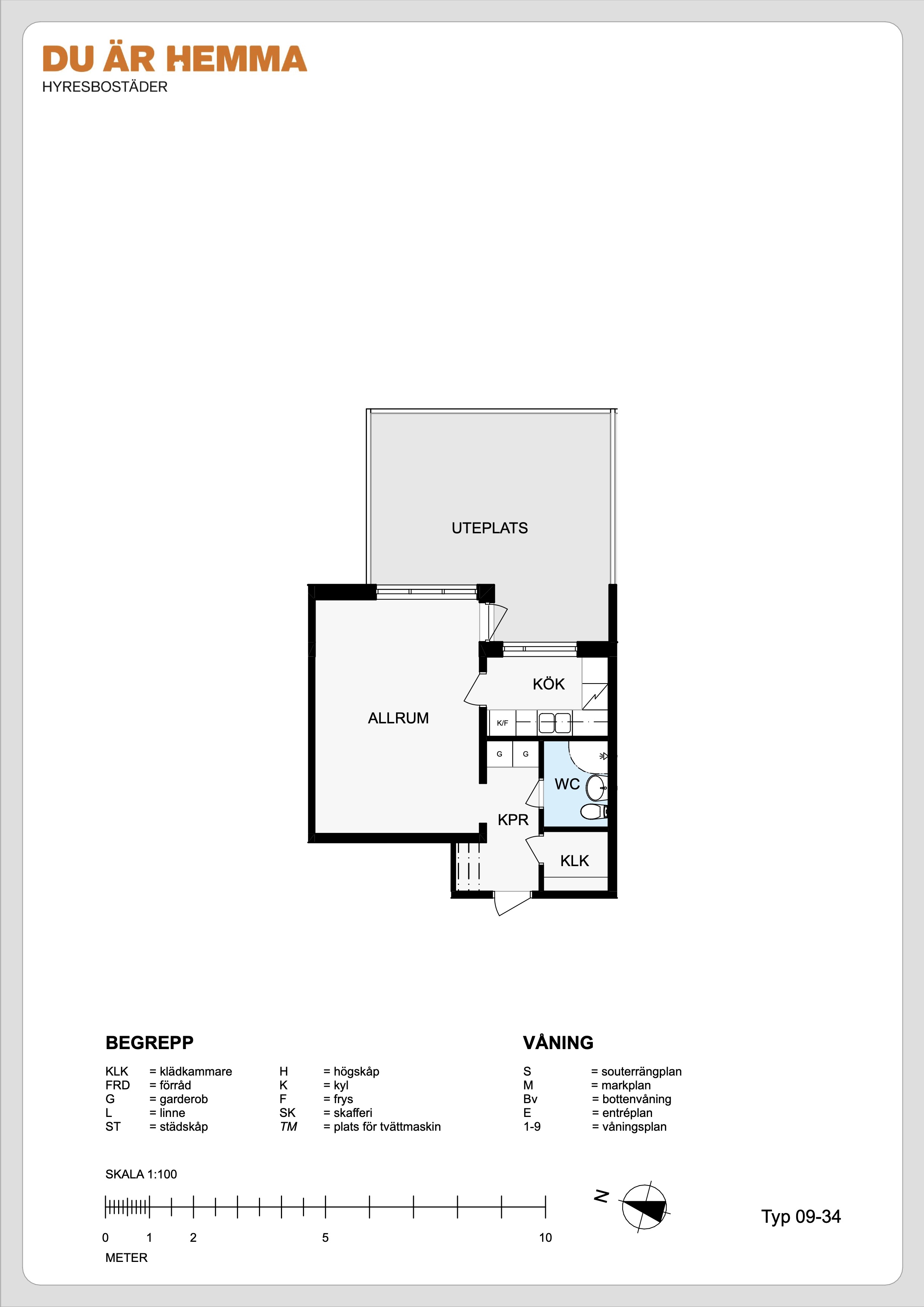 Planritning för Kristinagatan 31