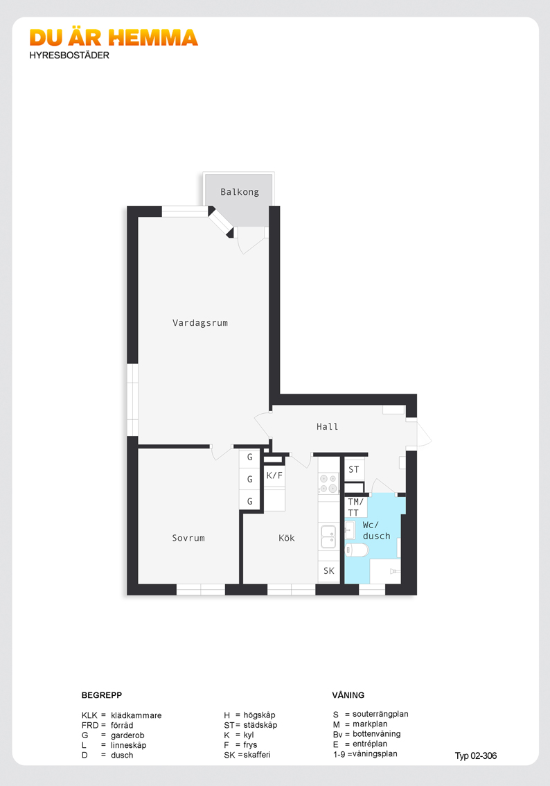 Planritning för Ljuragatan 23